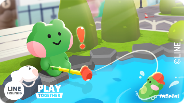Câu cá LINE FRIENDS minini