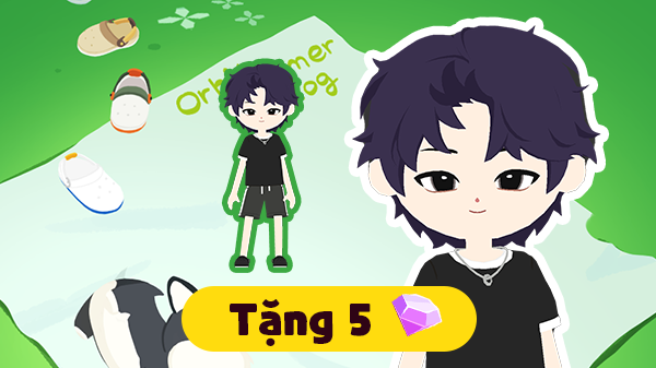 Gói Dép quai hậu ORBIT hè đen