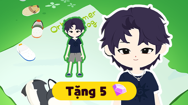 Gói Dép quai hậu ORBIT hè xanh navy