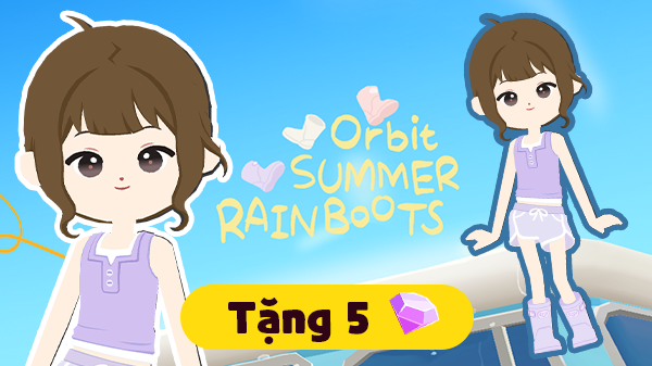 Gói Ủng đi mưa mùa hè ORBIT oải hương