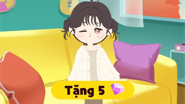 Gói sơ mi caro hàng ngày ORBIT trắng ngà